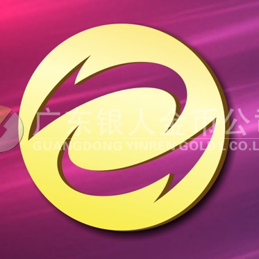 2015年3月定制　中經(jīng)萬達(dá)純金徽章定制、千足金徽章定制