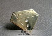 金仕堡健身會(huì)館高級(jí)鑲鉆胸針,高級(jí)鑲鉆胸花