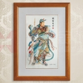 武圣關帝浮雕純銀銀畫批發(fā)個性定制零售定做銀畫