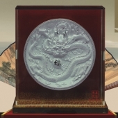 帝王尊龍純銀圓碟/純銀獎(jiǎng)碟/純銀圓盤(pán)/純銀銀盤(pán)訂做訂制
