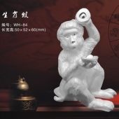 純銀生肖猴擺件、十二生肖猴純銀擺件生產(chǎn)加工