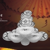 金錢(qián)元寶制作、定制金錢(qián)元寶、金錢(qián)元寶純銀擺件