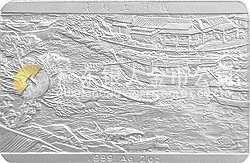 中國(guó)古代名畫系列（清明上河圖）紀(jì)念銀幣2盎司長(zhǎng)方形銀質(zhì)紀(jì)念幣