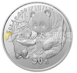 2005版熊貓貴金屬紀(jì)念幣5盎司銀幣