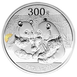 2009版熊貓金銀紀(jì)念幣1公斤銀質(zhì)紀(jì)念幣